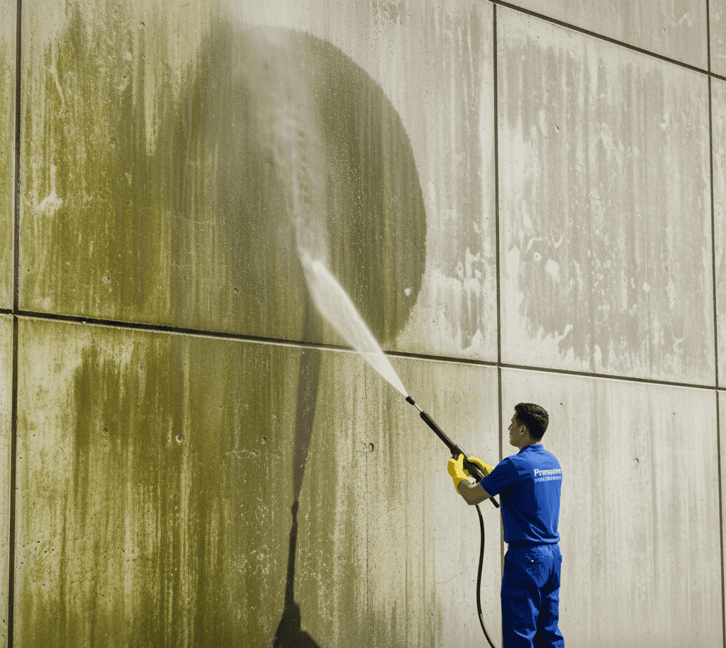 Pressure washing
